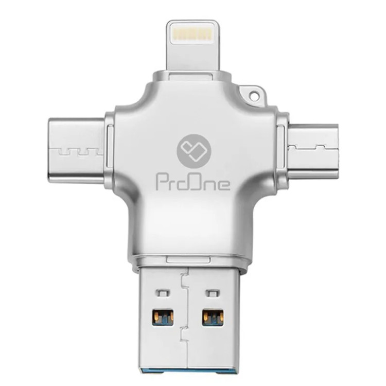 مبدل Lightning به USB-C، USB و Micro-USB پرووان مدل PCO04