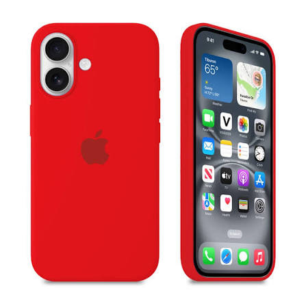 کاور گوشی اپل iPhone 16 مدل سیلیکونی پاک کنی - پک اصلی