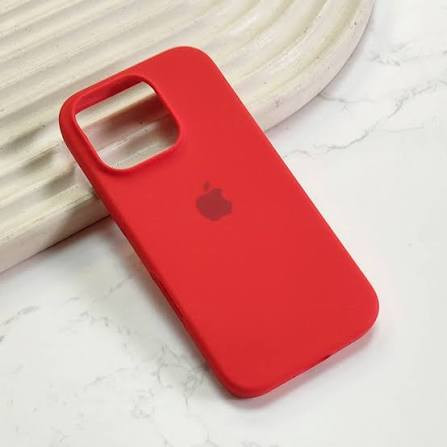 کاور گوشی اپل iPhone 15 Pro Max مدل سیلیکونی پاک کنی- پک اصلی
